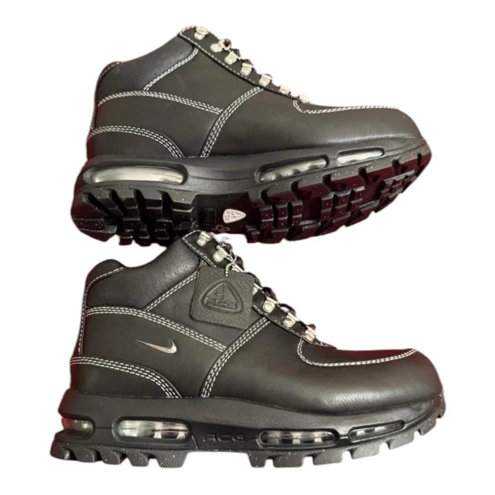 Nike Air Max Goadome PRM Boots Black White Leather HF5306-001 Size 4 / 5.5W